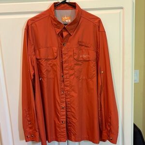 Habitat Men's Lightweight Rust-Orange Shirt Jacket